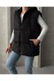 Women's 3-Pocket Hooded Sleeveless Puffer Vest - 3