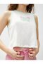 Printed Athlete Crew Neck Cotton Piping Detail - 5