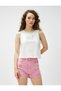 Printed Athlete Crew Neck Cotton Piping Detail - 3