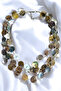 Buttoned Sedef Naturalized Multi Bead Necklace - 4