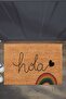 Digital Printed Non-Slip Base Washable Hola Written Doormat (40X60Cm) - 5