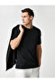 Crew Neck T-Shirt Textured Short Sleeve Slim Fit - 2