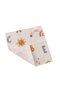 Cotton Muslin Fabric Baby Mouth Wipes Letter Pattern (25x25cm) - 2