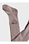 Girl's Cotton Lilac Washed Perfumed Heart Patterned Striped Pantyhose - 2