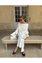 Rosalinda Premium Yarn Madonna Collar Long Sleeve Knitwear Sweater - 2