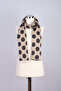 Polka Dot Patterned Knitwear Scarf - 3