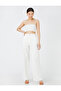 Cargo Pants High Waist Pocket Detailed - 2