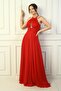 Women's Halter Neck Chest Pleated Halter Neck Lined Long Silvery Evening Dress - 2