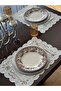5-Piece Butterfly Model Presentation Set (4 American Servings + 1 Runner 36 X 116 cm) for 4 People - 7