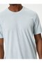 Crew Neck Basic Short Sleeve T-Shirt - 5