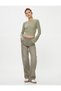 Crop T-Shirt Boat Neck Long Sleeve - 2