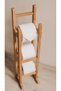 Bamboo Wooden Toilet Roll Holder with Refills Pedestal Wooden Bathroom Accessory Wc Paper Holder,Napkin Holder - 5