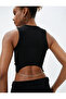 Basic Crop Tank Top Round Neck Ribbed - 4