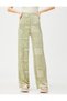 Wide Leg Trousers Ethnic Patterned Comfortable Cut - 3