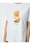 Women's T-shirt White 4sak50324ek - 5