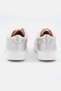 Women Rally Sneakers Lace Up Casual Shoes, Silver - 3