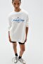 Unisex Oversize Sweatshirt Montmartre Paris Printed White – Crew Neck, 3 Thread Ribs - 3