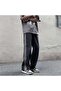 Black Vintage Three Lines Baggy Jeans - 2