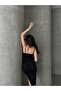 Square Neck Draped Thin Strap Dress - 7