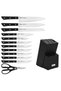 13-Piece Knife Set Yasumoto with Wooden Block X30Cr13 Steel - 5