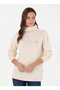 U.S. Polo Assn. Anthracite Melange Women's Cycling Regular Fit Sweatshirt Efek Dmls