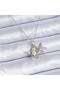 Pearl Silver Chain Necklace Hidden in a Starfish - 2