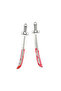 Gothic Katana Silver Earrings - 4