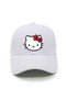White Hello Kitty Face Hat - 4