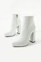 Women's Genuine Leather Platform Boots White - 3