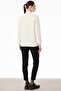 Chain Detailed Chenille Knitwear Jacket Ekru - 4