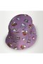 Lilac Hello Kitty On The Way To School Collage Bucket Hat - 2