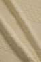1 Piece Jacquard Patterned 100% Cotton Foot Towel - Bath Mat Cream - 3
