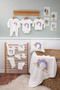 11 Piece Newborn Hospital Discharge Set Gilded Cloud Printed White Baby Set