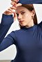 Women's Navy Blue Black White 3-Piece Body with Finger Detail - 7