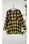Plus Size Oversized Hooded Lumberjack Shirt Colored