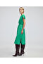 V-Neck Belted Dress - 5