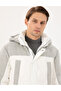 Gray Hooded Goose down Warm Puffer Jacket 50291016-Vr024 - 2