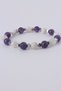 Moon Stone Amethyst Natural Stone Bracelet - 4