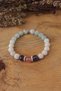 8mm Amethyst-Aquamarine-Moonstone - Natural Stone Bracelet, Pink Quartz