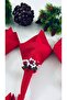 6 Pieces Red 35*35 Square Linen Napkins - New Year - 2