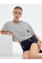 Oversize Crop T-Shirt Crew Neck Short Sleeve - 2