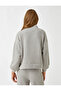 Stand Collar Sweatshirt - 4