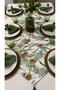 1 Green Pine Cone Pattern Runner Cover with Christmas Pattern (40 * 140) - 5