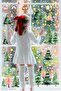 Pine Trees Christmas New Year Glass Door Wall Sticker Set - 2