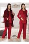 Venera Effort Maternity Lace Detailed Elegant 4-Piece Luxury Pajamas Set - 4