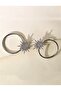 Zirconium Stone Brilliant Circle Sirius Modern Design Earrings - 4