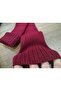 Women's Knee-Length Wool Socks 3 Pairs Thick Winter Real Wool - 4