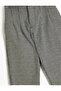 5Wkg40250Ak 9C9 Black Plaid Girls' Jersey Pants - 3
