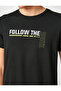Sports T-Shirt Crew Neck Slogan Printed - 5