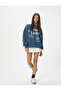 College Sweatshirt Printed Long Sleeve Crew Neck Comfortable Fit - 2